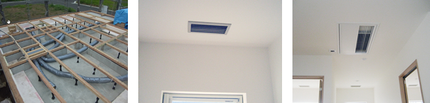 ヒートポンプ式床下冷暖房システム Eシステム 